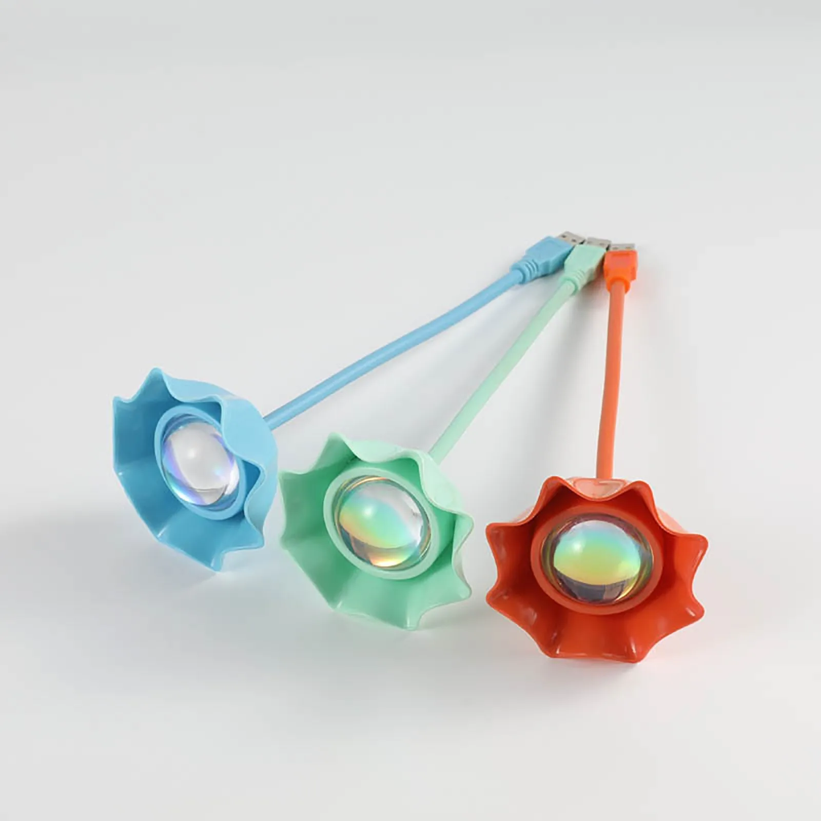 Порт able Радужный закат живой фон атмосферный проектор лампа USB порт солнце