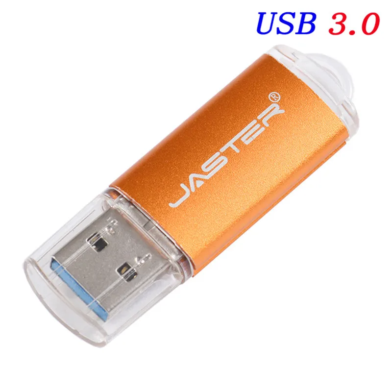 JASTER Usb 3,0 флеш-накопитель металлический USB флеш-накопитель 32 Гб 64 Гб Usb флешка 3,0 Флешка 4 ГБ 8 ГБ 16 ГБ 128 ГБ 256 ГБ флеш-карта памяти - Цвет: Yellow