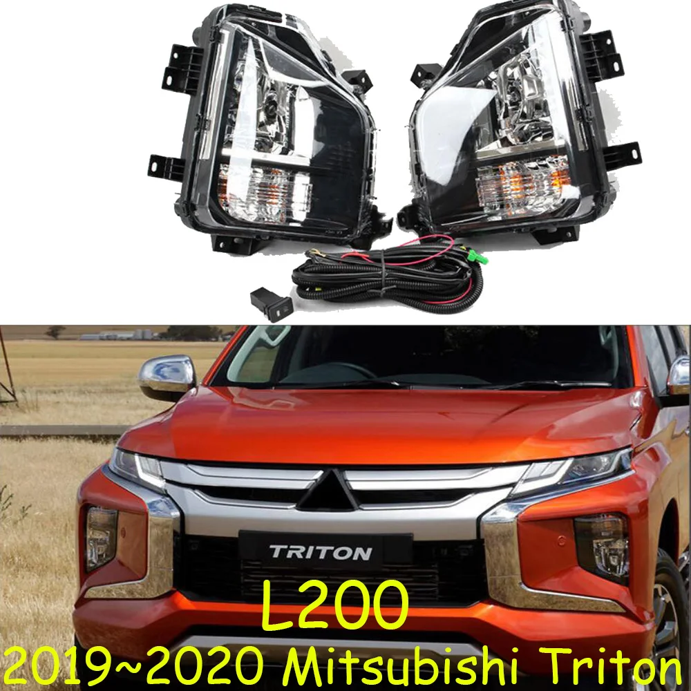 Автомобильный бампер головной светильник для Mitsubishi Triton L200 туман 2019 ~ 2020y