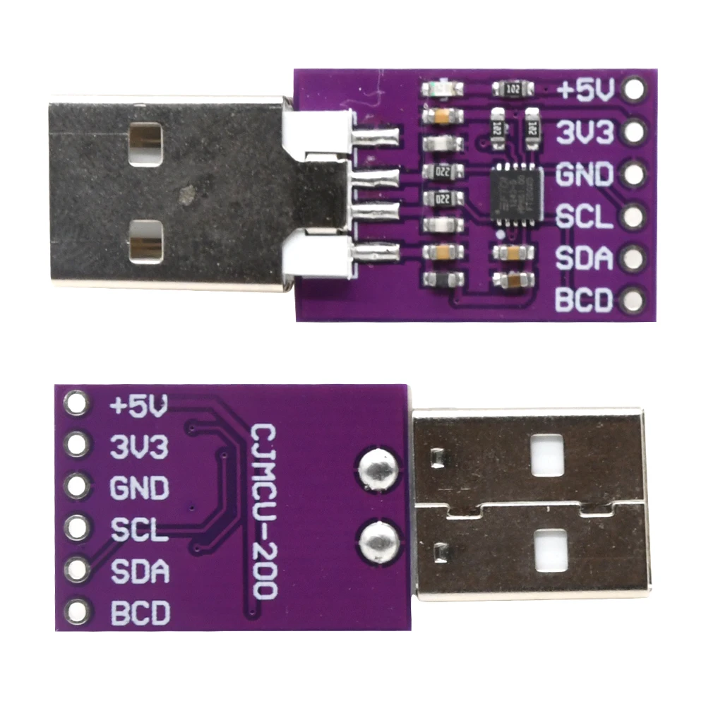 MCU-200 FT200XD модуль USB в I2C, IIC порт, вход уровня TTL, CMOS выход, 3,3 В, преобразователь уровня для USB ввода-вывода, Ardunio