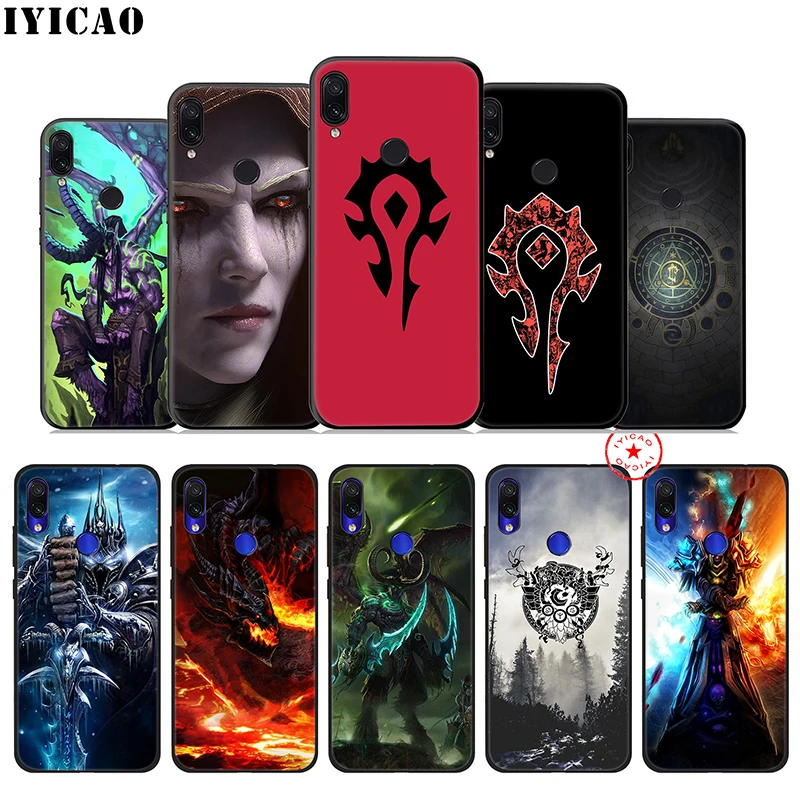 World Of Warcraft мягкий чехол для Xiaomi Redmi Note 8 iPhone 7 6 Plus 5 iPad Pro/Redmi 5A 4X Prime силиконовый |