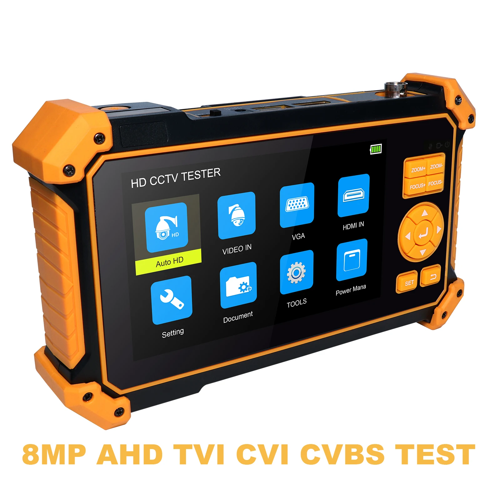 H51тестер TVI CVI AHD 8MP HDMI in H51 H52 CCTV тестер наблюдения 5-в-1 5-дюймовый монитор камеры