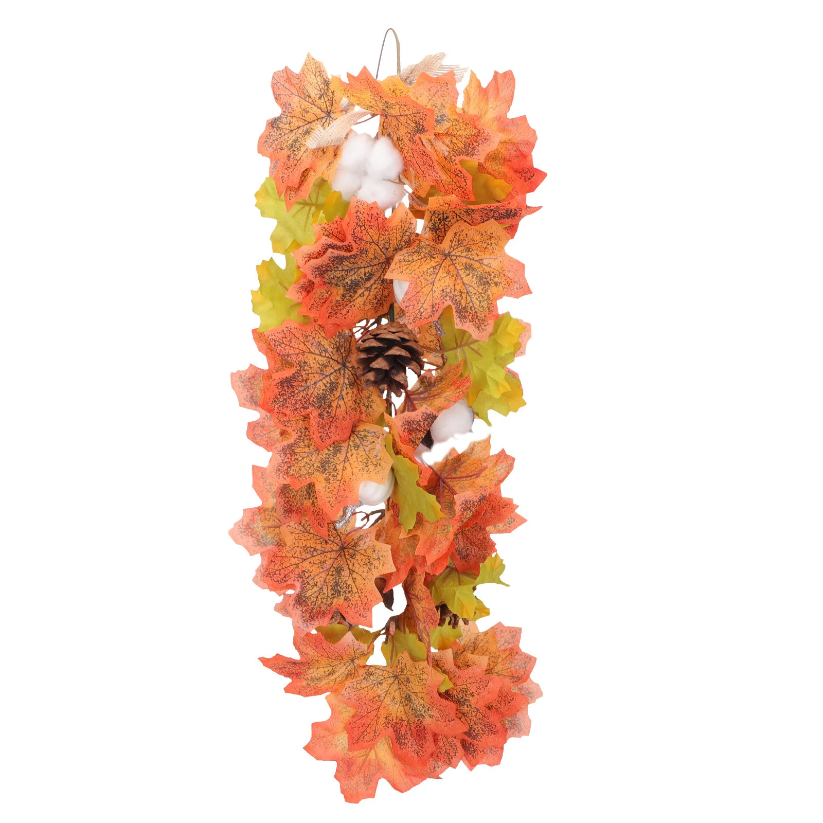 

1pc Thanksgiving Day Style Decor Fake Maple Leaf Festival Scene Ornament