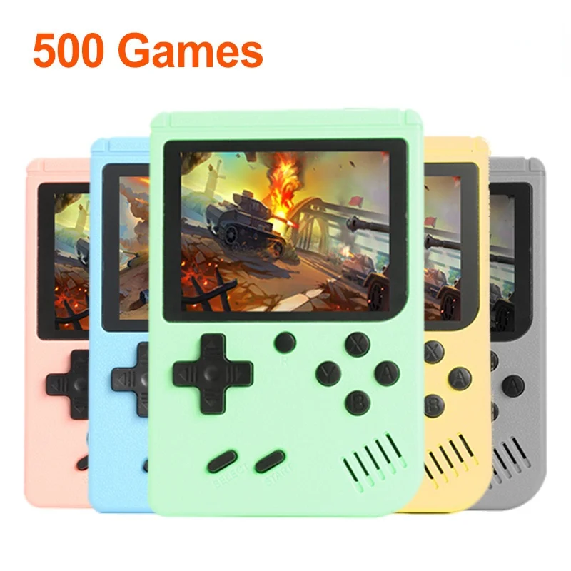 

500 In 1 Retro Video Game Console 3.0 Inch Handheld Game Console 8 Bit Mini Portable Pocket Handheld Game Player for Kids Gift