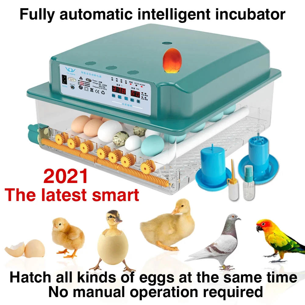 36 куриных яиц Брудер инкубатор автоматический для задумчивый машина цыплят дома