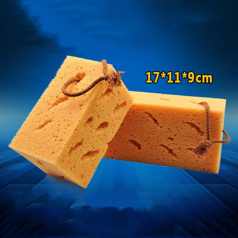 

2 шт., автомойка, Коралловая губка, солодовый хлопок, 17 см, супер большой, супер впитывающий, для чистки автомобиля, косметические инструменты...