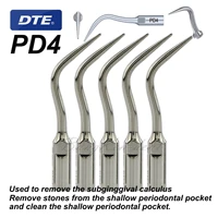 woodpecker dte dental ultrasonic scaler tips compatible nsk satelec remove stones clean shallow periodontal pocket pd4 5pcs