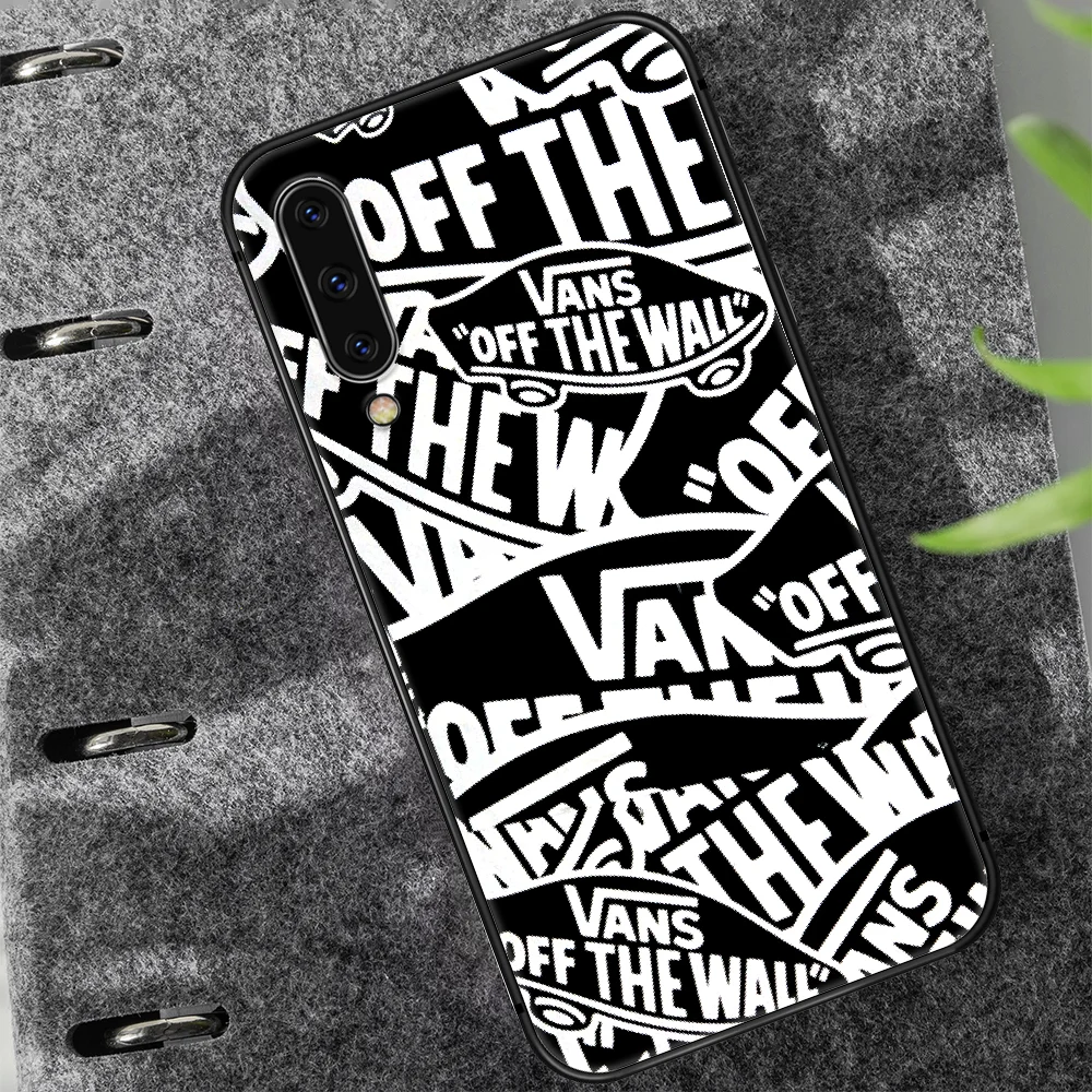

American fashion brand vans Phone Case Cover For Samsung Galaxy A10 A11 A20 E A21 A30 A40 A41 A50 A51 A70 A71 A81 S 4G 5G black
