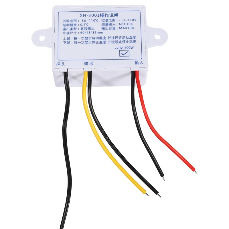 

220V Digital LED Temperature Controller Thermostat Control Switch