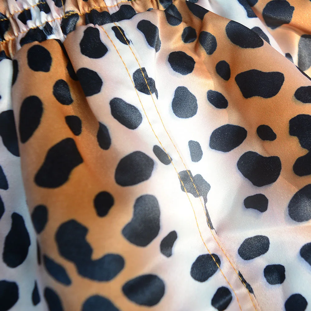 Шорты для смешанных боевых искусств боксерские шорты муай-тай с леопардовым