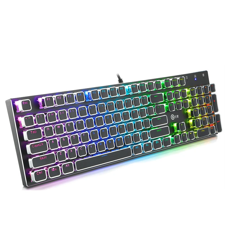 PBT 104 клавиш полупрозрачные колпачки для игровых механических клавиатуры с подсветкой замена