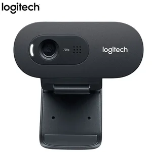 Мини-камера Logitech C270i HD IPTV, 100% оригинал, встроенный микрофон, веб-камера 720P, для дома, офиса, настольного компьютера