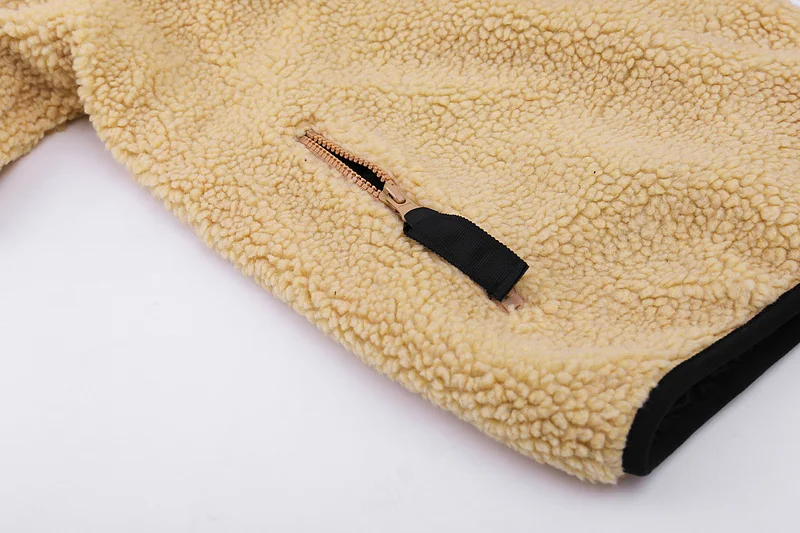 

2021 Travis Scott Cactus Jack Zip Jacket Men Women Couple Winter Berber Fleece Jacket Oversized Hip-hop High Street Jacket
