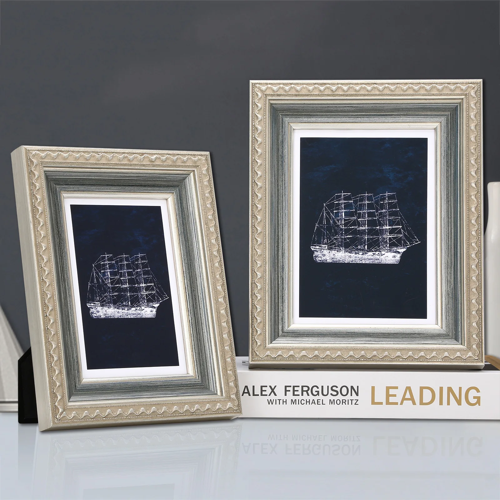 

Фоторамка из массива дерева, 6/7/10 дюйма, современная, легкая, роскошная, для украшения гостиной