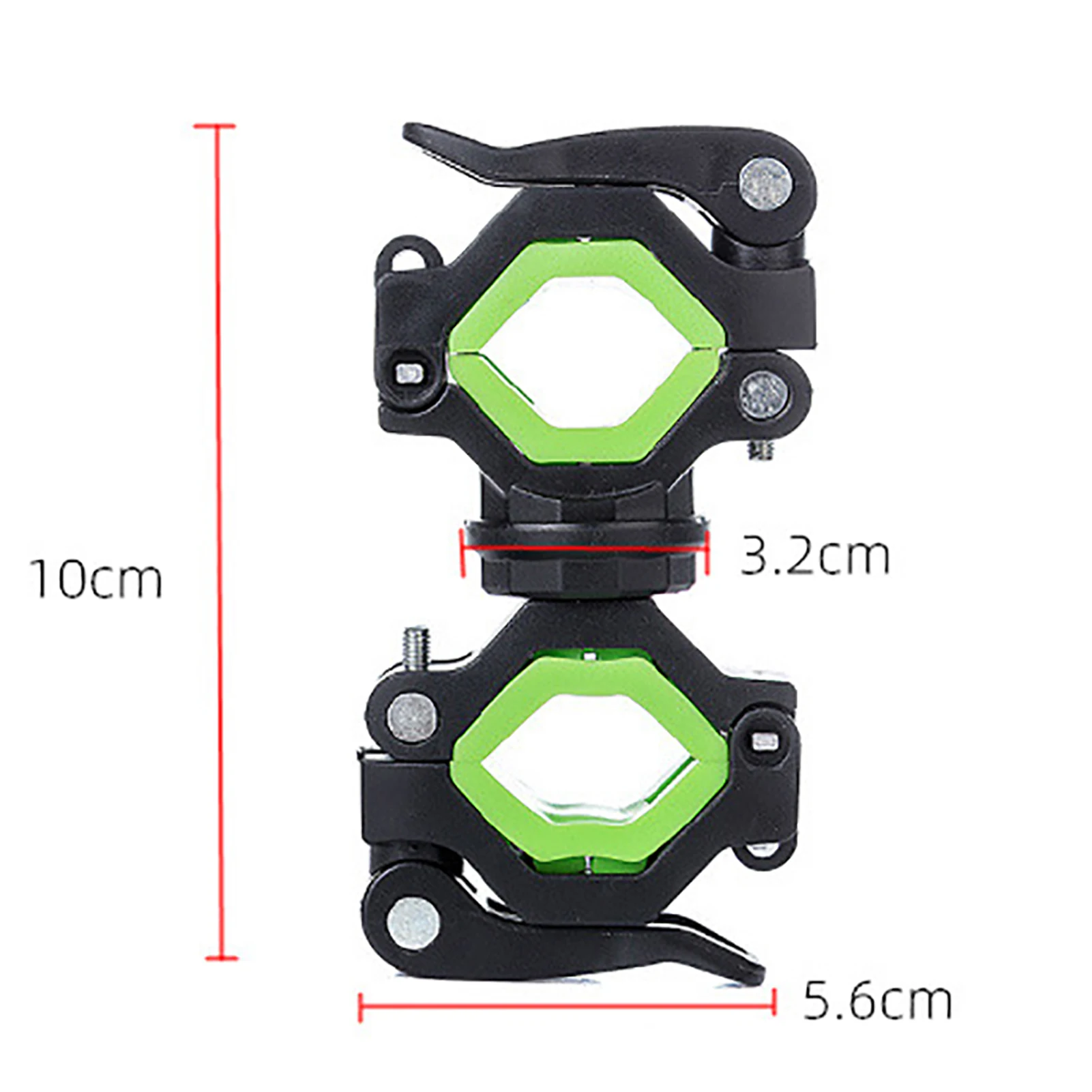 

Bicycle Universal LED Light Flashlight Mounting Holder 360 Degree Rotation Clip