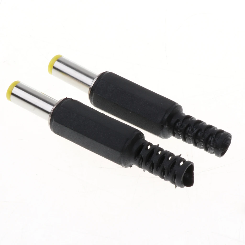 10 шт. 5 мм X 2 разъем питания постоянного тока черный Штекерный адаптер 5525 |