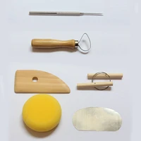 clay sculpting tools ceramic pottery modelling sculpture craft hobby supplies carving trimming tool kit 8pcsset