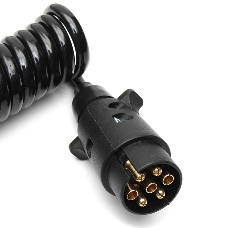 

2M 7 Pin Car Towing Trailer Light Board Extension Cable Lead Truck Plug Socket Wire Part Couplings Circuit Plug Socket