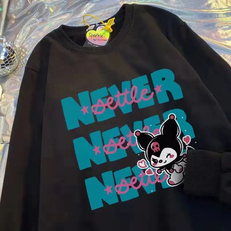 

Kawaii Kuromi Sanrio плюшевый Универсальный кардиган с капюшоном плюшевый мультяшный милый аниме плюшевые игрушки для девочек подарок на день рожде...