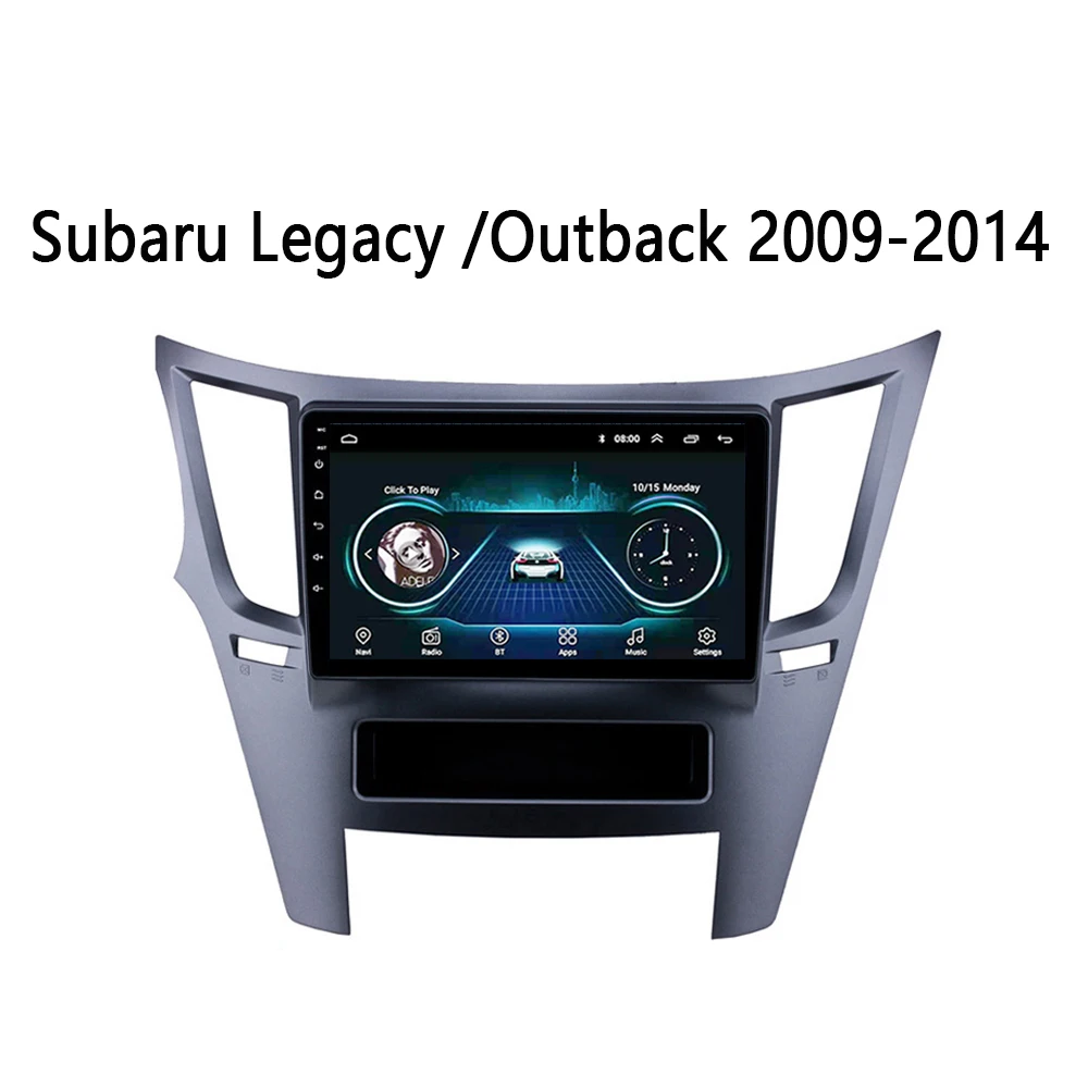 Автомагнитола для Subaru Outback 2010 2011 2012 2016 Android 8 1 мультимедийная система 9 дюймов с