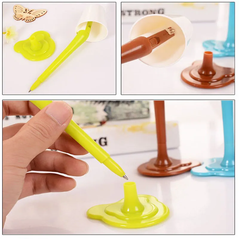 Корейский новый милый Kawaii Шариковая ручка лампа светильник шар-Роллер Веселый