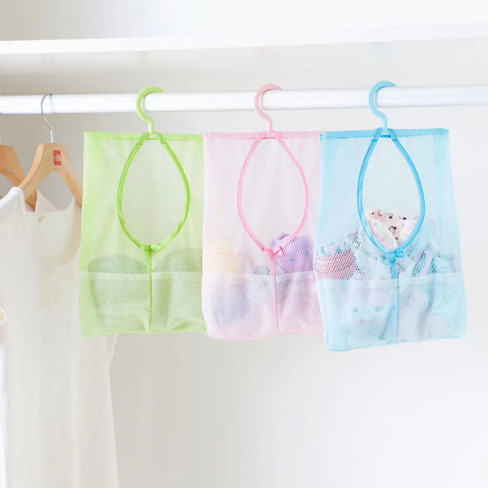 

Multi-function Space Saving Hanging Mesh Bags Clothes Organizer for Bedroom Home Storage Organization Storage Bags