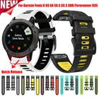 Ремешок для наручных часов Garmin Fenix 6X 6X Pro 5X 3, силиконовый быстросъемный браслет для Garmin Fenix 6 6 Pro 5 Plus Fenix 7X Fenix 7, 22 26 мм