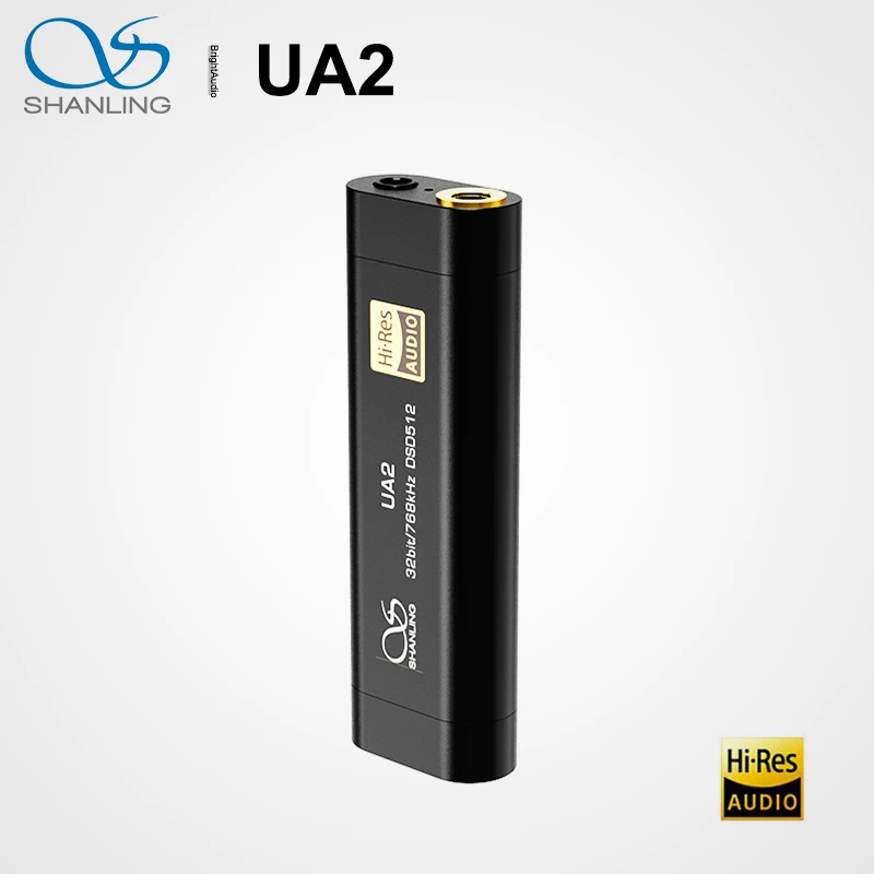 Портативный аудиокабель Shanling UA2 ES9038Q2M Hi Fi USB ЦАП 2 5 мм сбалансированный выход 3 PCM768