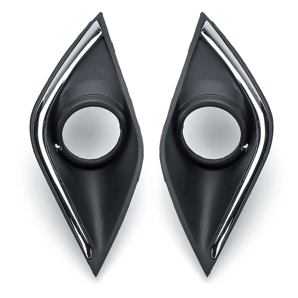 Пара противотуманных светильник р на автомобильный бампер с крышкой комплект