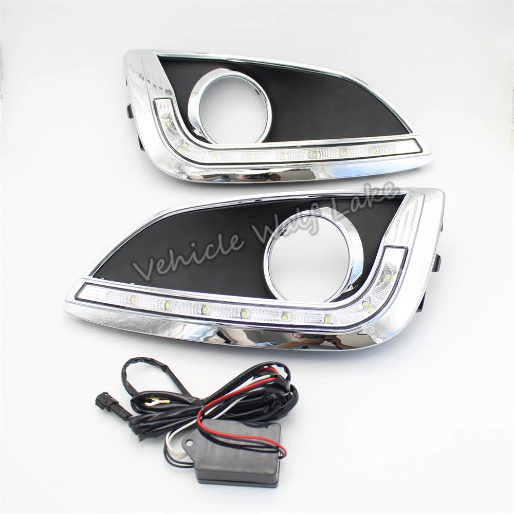 2 шт. Автомобильный светодиодный DRL для hyundai ix35 ix 35 2010 2011 2012 2013 автомобильный