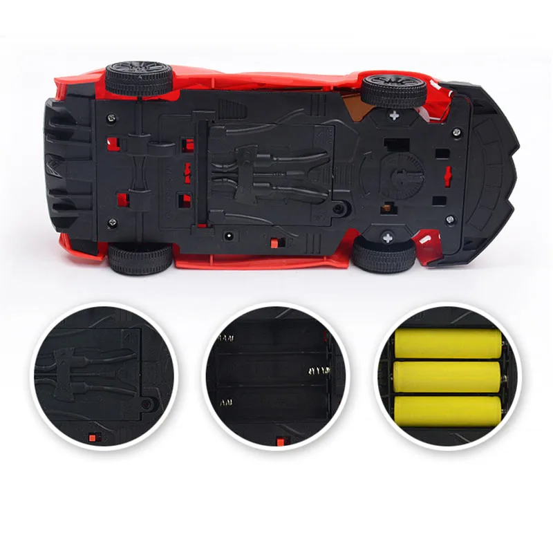 Радиоуправляемая игрушечная машинка 4 канала 22 см светодиодный светильник