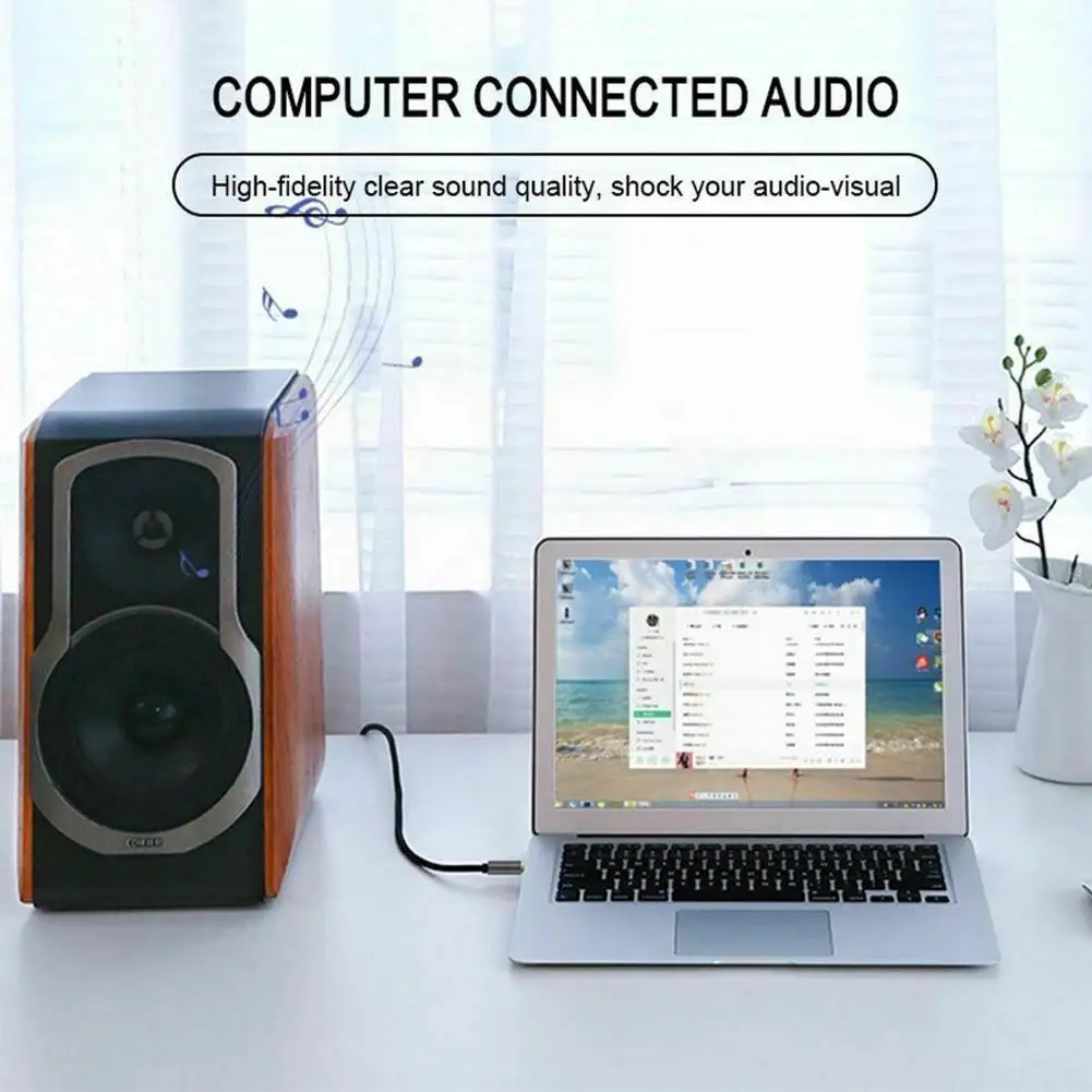 

Aux 3.5mm Jack Audio Cable Cable Car Stereo Audio Male Suitable Audio Cable Male Computer to For Mobile Audio Phone S8Y2
