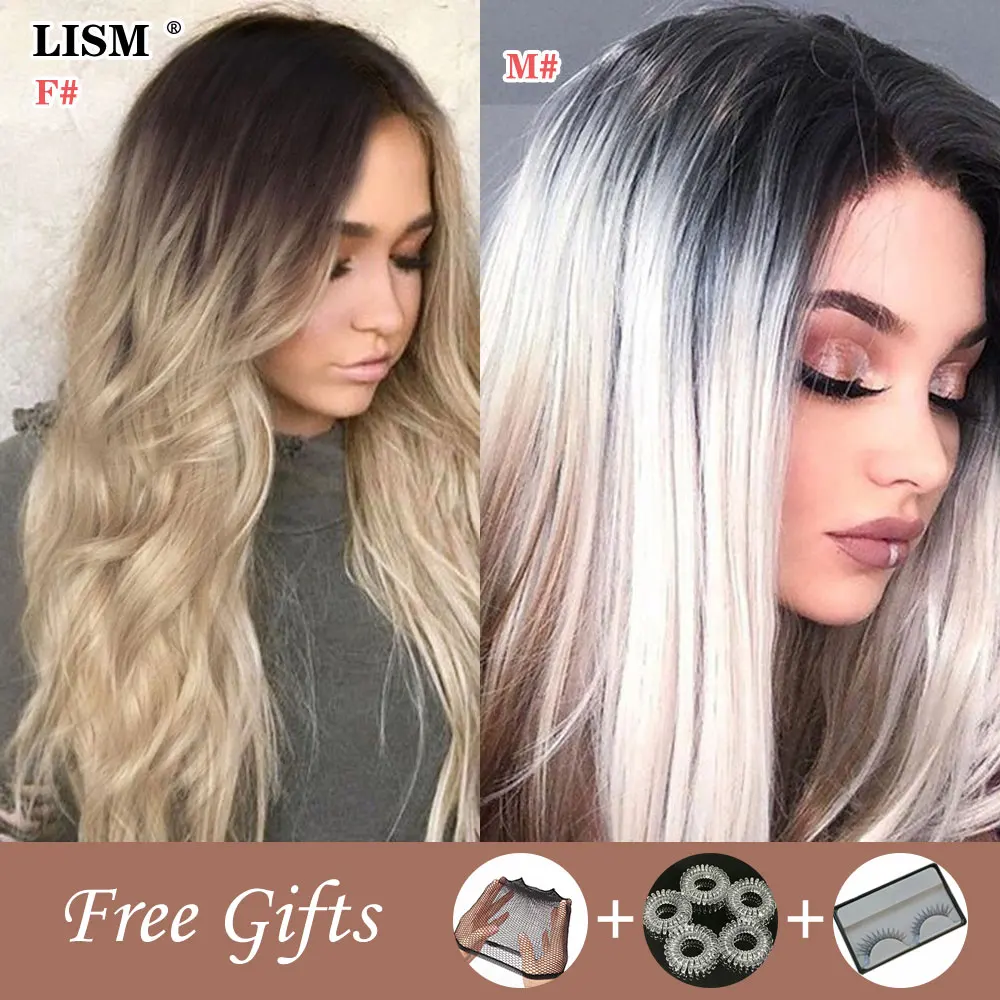 Женский синтетический кружевной парик с челкой спереди|Синтетические парики для