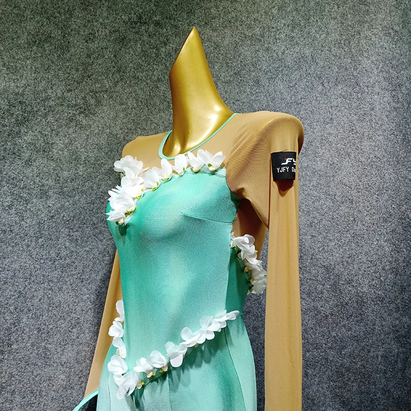 Платье для латиноамериканской бальной комнаты женское платье танцев ликстрот