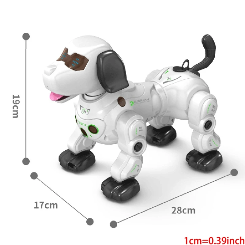 

2.4G Remote Control Robot Dog Infrared Tracking Spray Wireless Electric Smart RC Puppy with Touch Sensor Interactive Toy