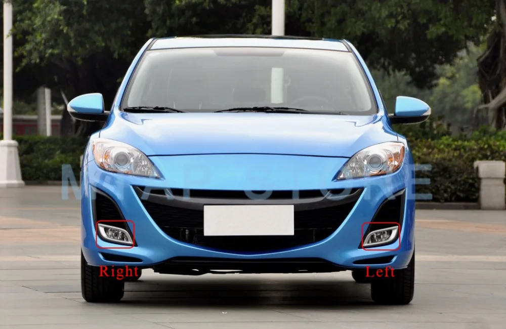 Влево/вправо автомобильные аксессуары противотуманная фара для Mazda 3 BL 2008 2009 2010 2011 2012 2013 передний бампер противотуманная фара