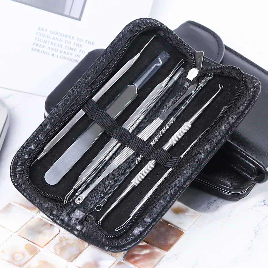 8 шт./компл. профессиональное средство для удаления чёрных точек прыщей из