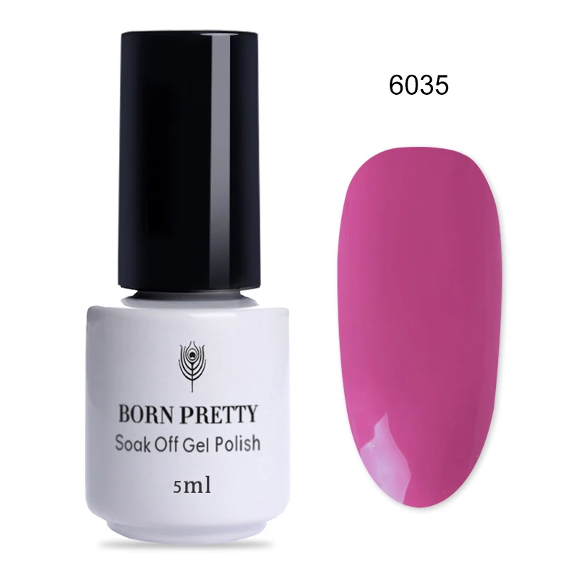 One-Step UV Gel 6035 BORN PRETTY 6 мл Гель-лак для ногтей чистый цвет ногтей маникюр замачиваемый УФ светодиодный Гель-лак Базовое покрытие без протирания верхнее покрытие лак - Цвет: One-Step UV Gel 6035