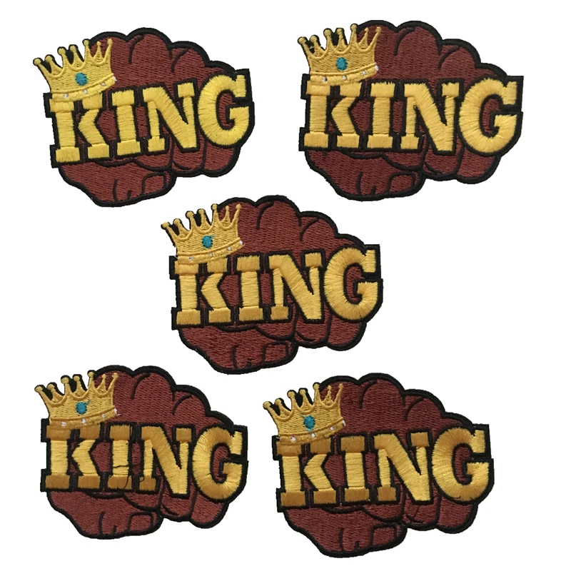 Новые африканские вышитые кулачки для пришивания утюгом нашивки одежды сумки Black