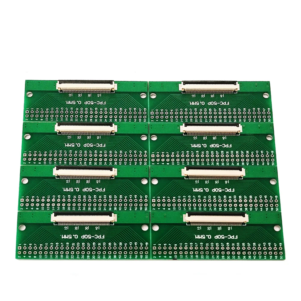 50 pin 0 5 мм FPC/FFC PCB разъем адаптера платы 50P плоский кабель односторонняя розетка для