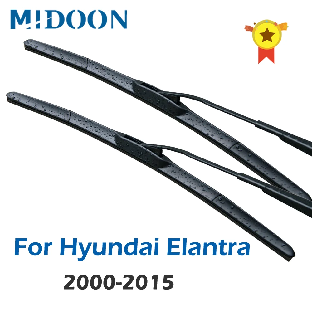 Гибридные щетки стеклоочистителя MIDOON для Hyundai Elantra Fit с 2000 по 2015 год