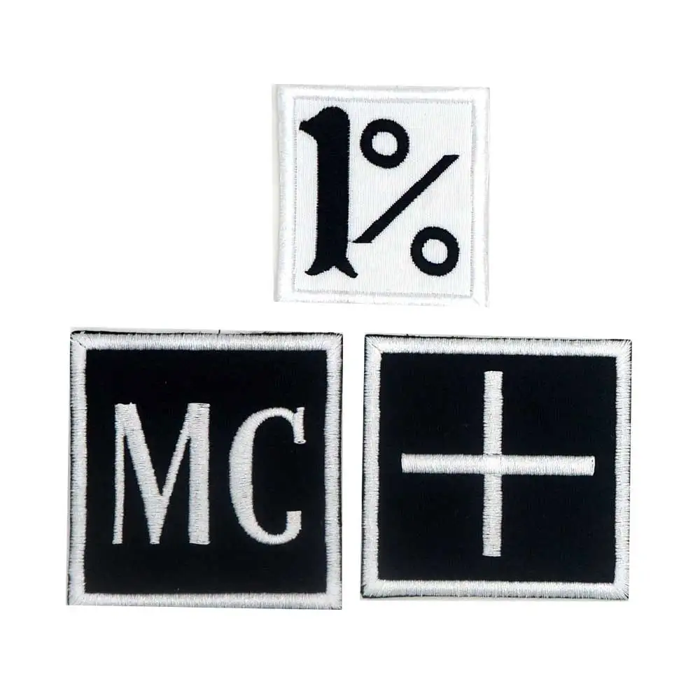 MC крест имя нашивка в виде этикетки вышитые Именные Бирки патчи железные на