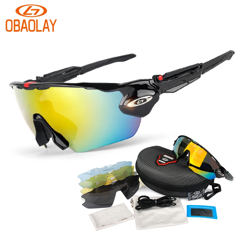 Мужские велосипедные очки поляризационные солнцезащитные MTB спортивные с рамкой