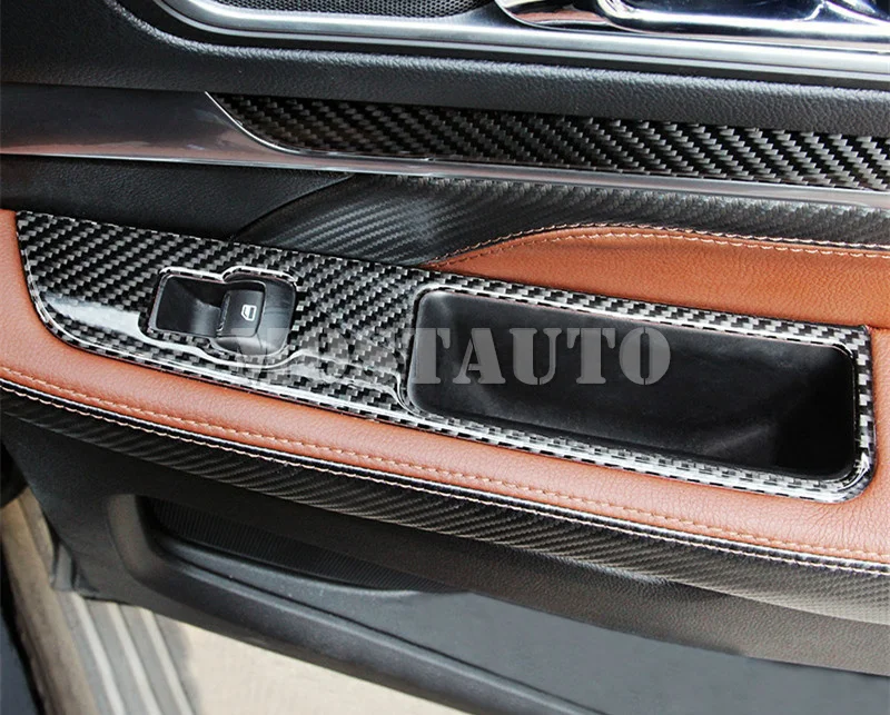 Для Ford Explorer углеродного волокна двери автомобиля подлокотник переключатель окна