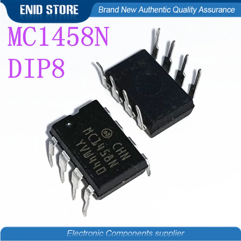 

10pcs/lot MC1458N MC1458CP MC1458 DIP-8