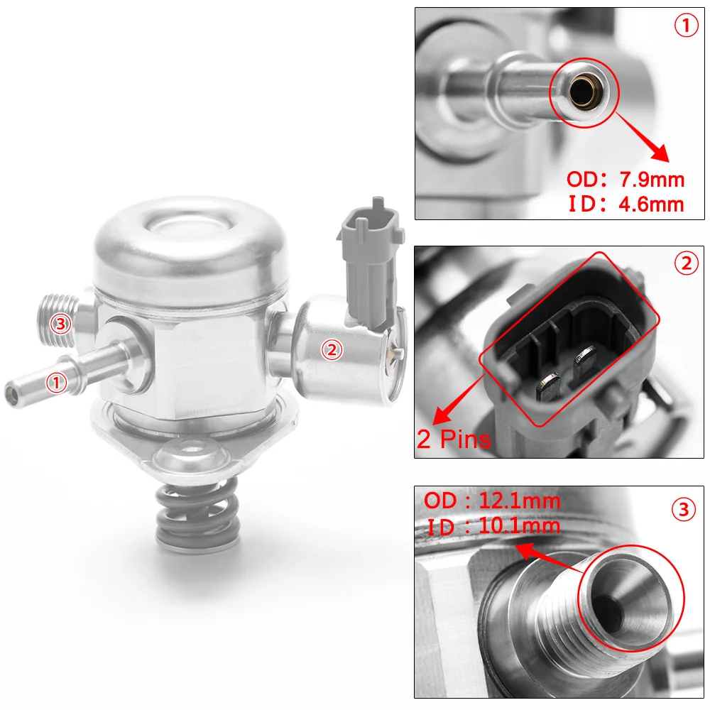 Насос высокого давления OEM механический для Ford 1.0L Focus Fiesta Ecosport C1BG9D376AA 0261520253 FPB121 |