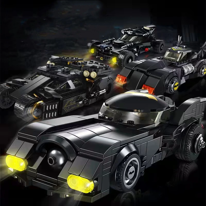 

Super Heros Car Models Technicial Batmobile Building Blocks Movie Speed Racing Bricks Kit Toys For Children Kids Boy Gifts