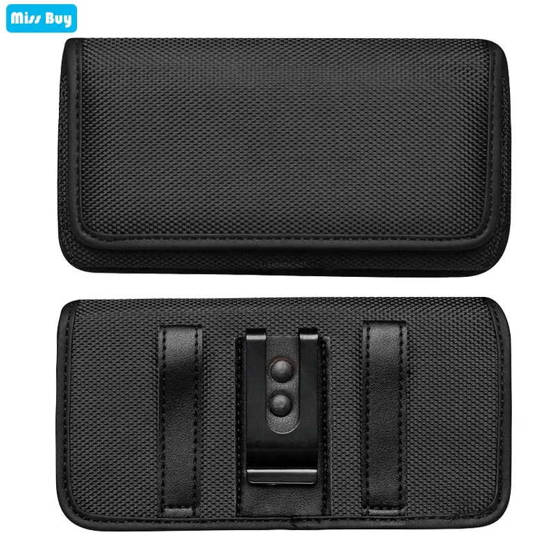 

Universal Phone Pouch Case For Xiaomi mi 11 ultra Redmi Note 9 10s Pro Max 9s 9A 9C 8 Cover Holster Belt Oxford Cloth Waist Bag