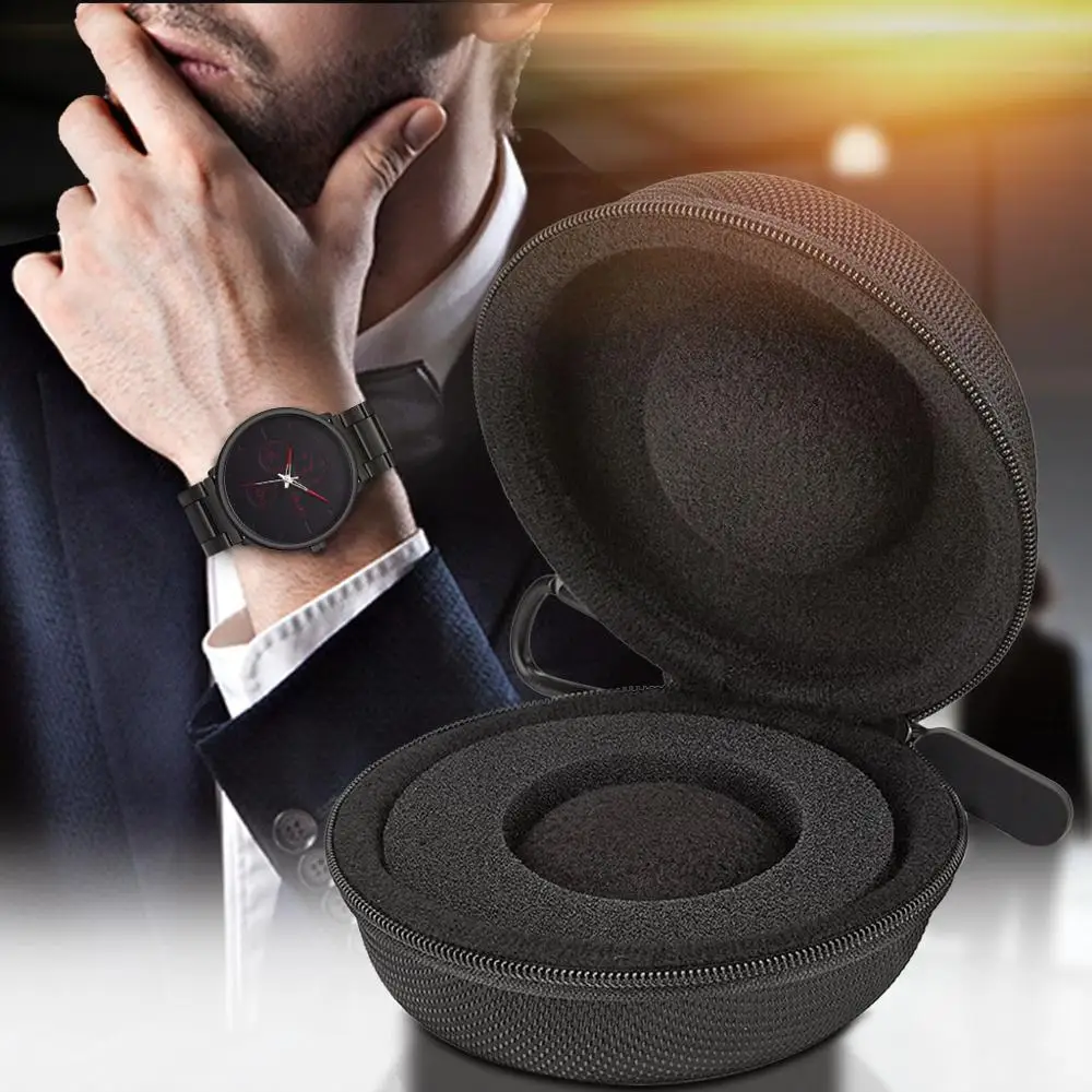 Черные часы коробка для хранения защита от ударов при падении противоударный