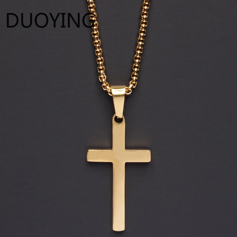 Новинка 2019 модное мужское ожерелье DUOYING из нержавеющей стали с кулоном